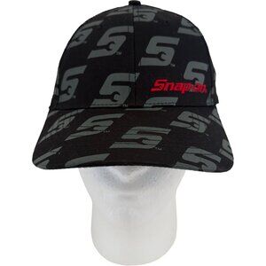 Snap-on Tools Baseball Hat Black Gray Logo Pattern K-Products Official Licensed